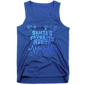 Nurse Christmas Stethoscope Heartbeat Christmas Nurse Crew Cute Gift Tank Top