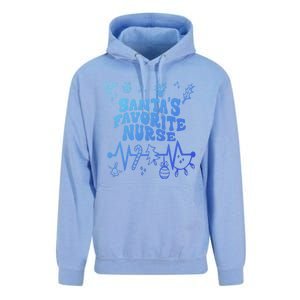 Nurse Christmas Stethoscope Heartbeat Christmas Nurse Crew Cute Gift Unisex Surf Hoodie