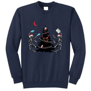 Nurse Christmas Skeleton Dancing Skeleton Xmas Light Cute Gift Sweatshirt