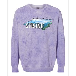 North Carolina Strong Nc State Colorblast Crewneck Sweatshirt