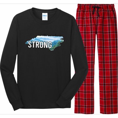 North Carolina Strong Nc State Long Sleeve Pajama Set