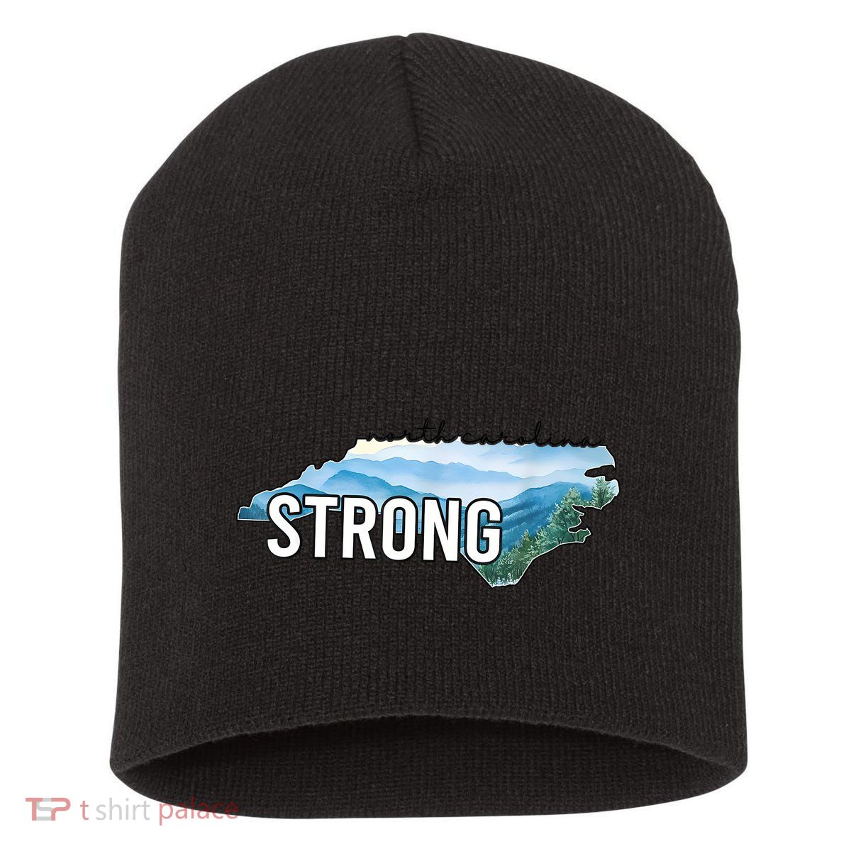 North Carolina Strong Nc State Short Acrylic Beanie