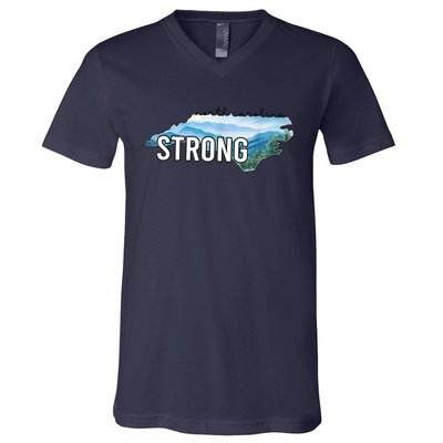 North Carolina Strong Nc State V-Neck T-Shirt