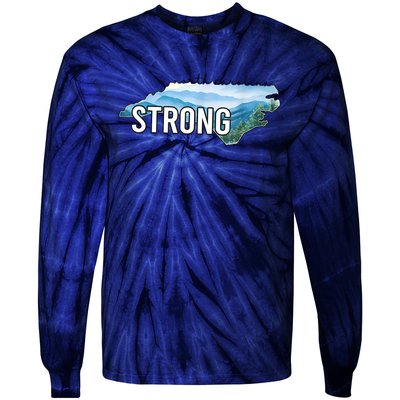 North Carolina Strong Nc State Tie-Dye Long Sleeve Shirt