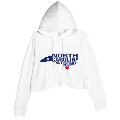 North Carolina State Strong Nc Love Crop Fleece Hoodie