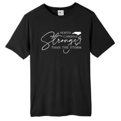 North Carolina Stronger Then The Storm Tall Fusion ChromaSoft Performance T-Shirt