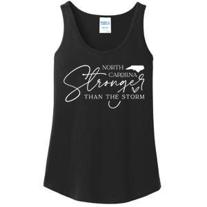 North Carolina Stronger Then The Storm Ladies Essential Tank