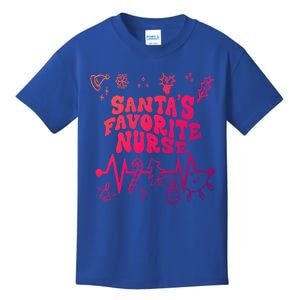 Nurse Christmas Stethoscope Heartbeat Christmas Nurse Crew Cute Gift Kids T-Shirt