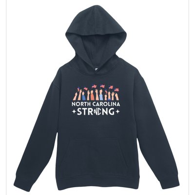 North Carolina Strong Support Nc Flag Urban Pullover Hoodie