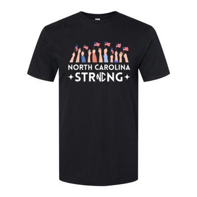 North Carolina Strong Support Nc Flag Softstyle CVC T-Shirt