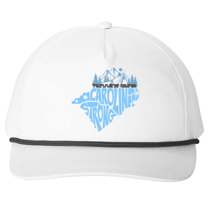 North Carolina Stronger Together Snapback Five-Panel Rope Hat