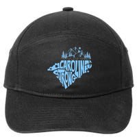 North Carolina Stronger Together 7-Panel Snapback Hat