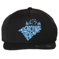 North Carolina Stronger Together Wool Snapback Cap