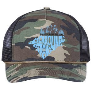 North Carolina Stronger Together Retro Rope Trucker Hat Cap