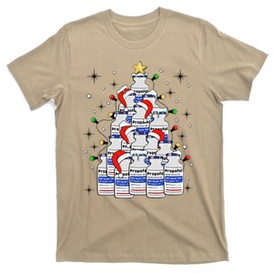 Nurse Christmas Tree Propofol Rn Er Icu Nurses Nursing T-Shirt