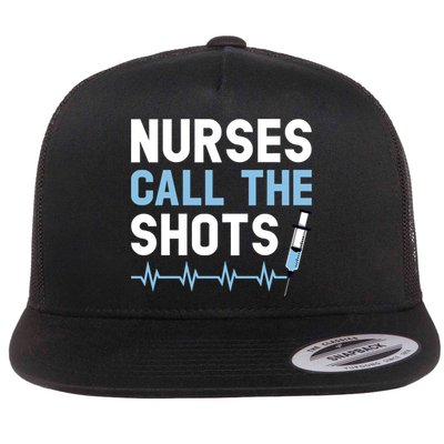 Nurses Call The Shots Certified Nursing Assistant Cna Gift Flatbill Hat