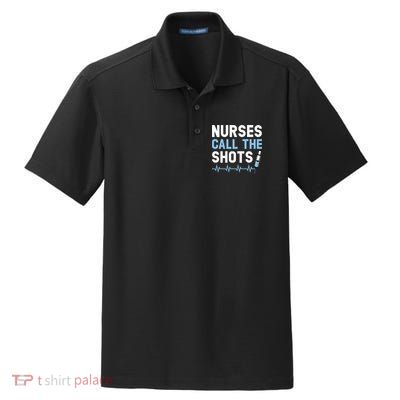 Nurses Call The Shots Certified Nursing Assistant Cna Gift Dry Zone Grid Polo