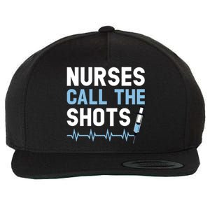 Nurses Call The Shots Certified Nursing Assistant Cna Gift Wool Snapback Cap