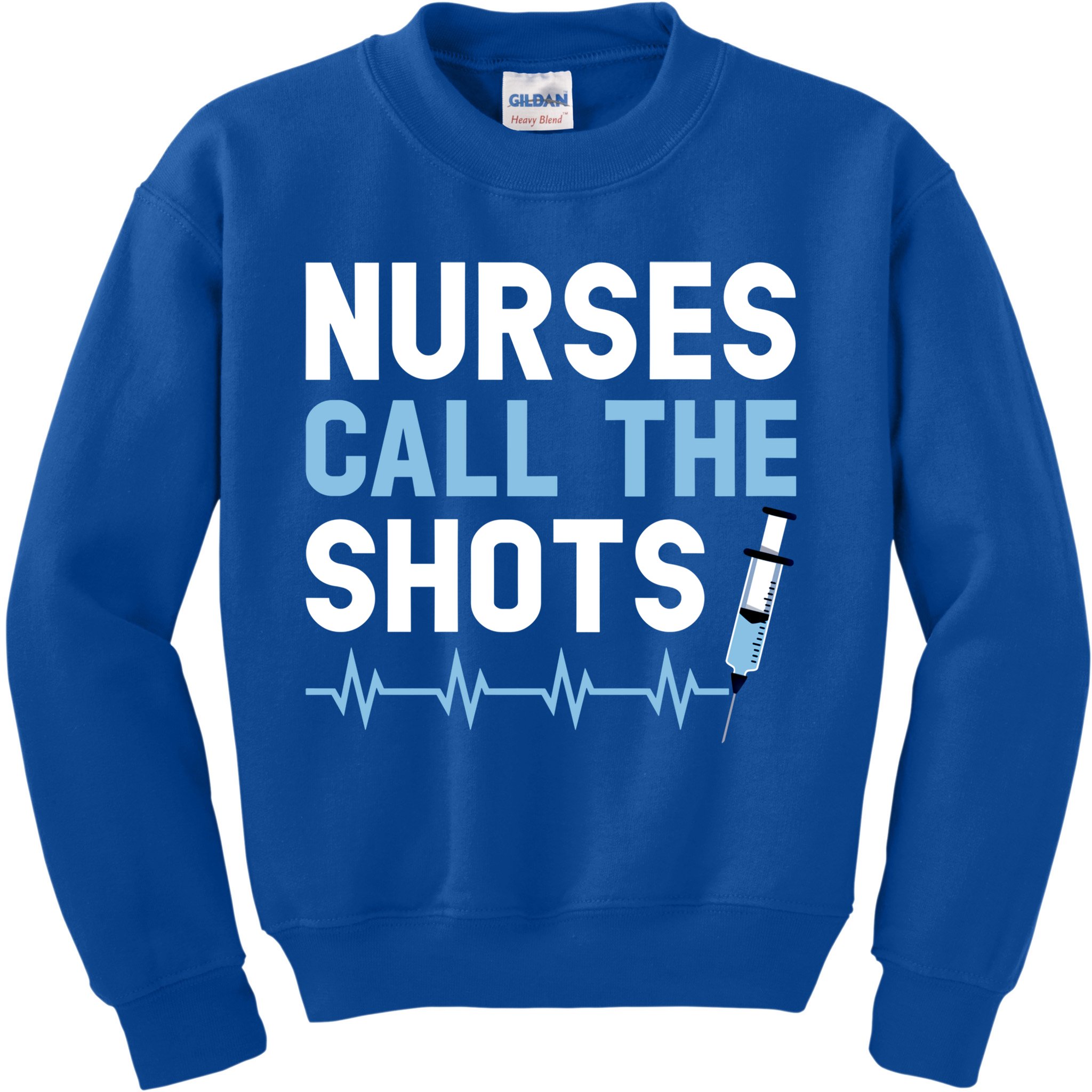 Nurses Call The Shots Certified Nursing Assistant Cna Gift Kids Sweatshirt