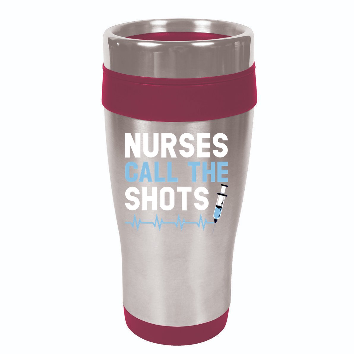 Nurses Call The Shots Certified Nursing Assistant Cna Gift 16oz Travel Tumbler