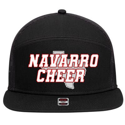 Navarro Cheer Texas 7 Panel Mesh Trucker Snapback Hat