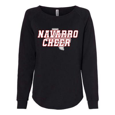 Navarro Cheer Texas Womens California Wash Sweatshirt