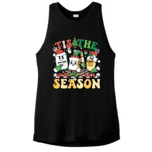 Nurse Christmas Tree Nurses Xmas Winter Scrub Rn Women Ladies PosiCharge Tri-Blend Wicking Tank