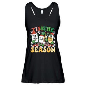 Nurse Christmas Tree Nurses Xmas Winter Scrub Rn Women Ladies Essential Flowy Tank