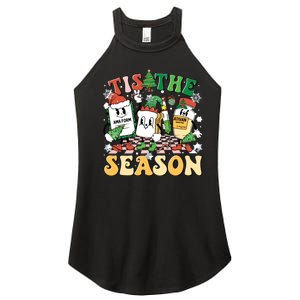 Nurse Christmas Tree Nurses Xmas Winter Scrub Rn Women Women's Perfect Tri Rocker Tank