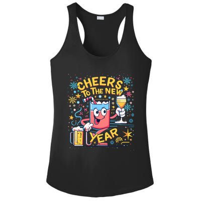 Nye Cheers To The New Year Happy Winter Holiday 2024 Great Gift Ladies PosiCharge Competitor Racerback Tank