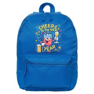 Nye Cheers To The New Year Happy Winter Holiday 2024 Great Gift 16 in Basic Backpack