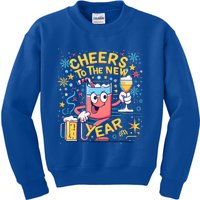 Nye Cheers To The New Year Happy Winter Holiday 2024 Great Gift Kids Sweatshirt