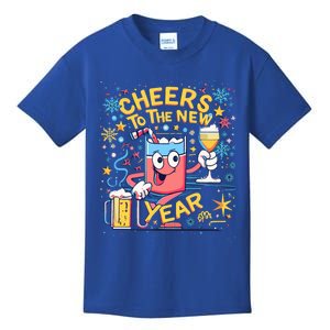 Nye Cheers To The New Year Happy Winter Holiday 2024 Great Gift Kids T-Shirt