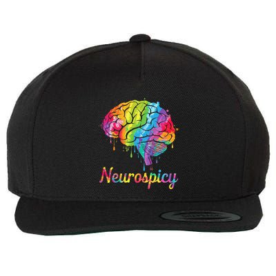Neurospicy Celebrate The Spectrum Wool Snapback Cap