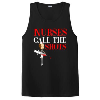 Nurses Call The Shots Gift Nurse Rn Wife Boss Mom Grandma PosiCharge Competitor Tank