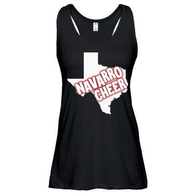 Navarro Cheer Texas Logo Ladies Essential Flowy Tank
