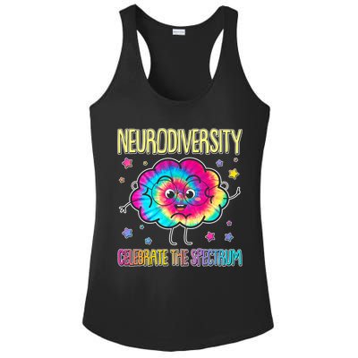 Neurodiversity Celebrate The Spectrum Ladies PosiCharge Competitor Racerback Tank