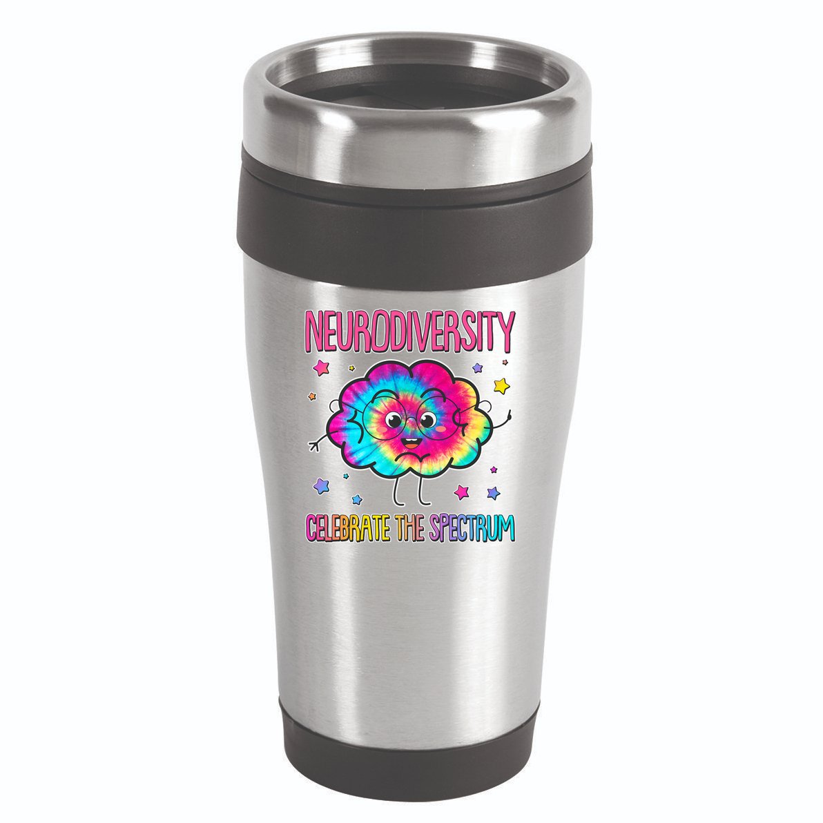 Neurodiversity Celebrate The Spectrum 16oz Travel Tumbler