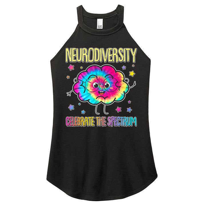 Neurodiversity Celebrate The Spectrum Women's Perfect Tri Rocker Tank