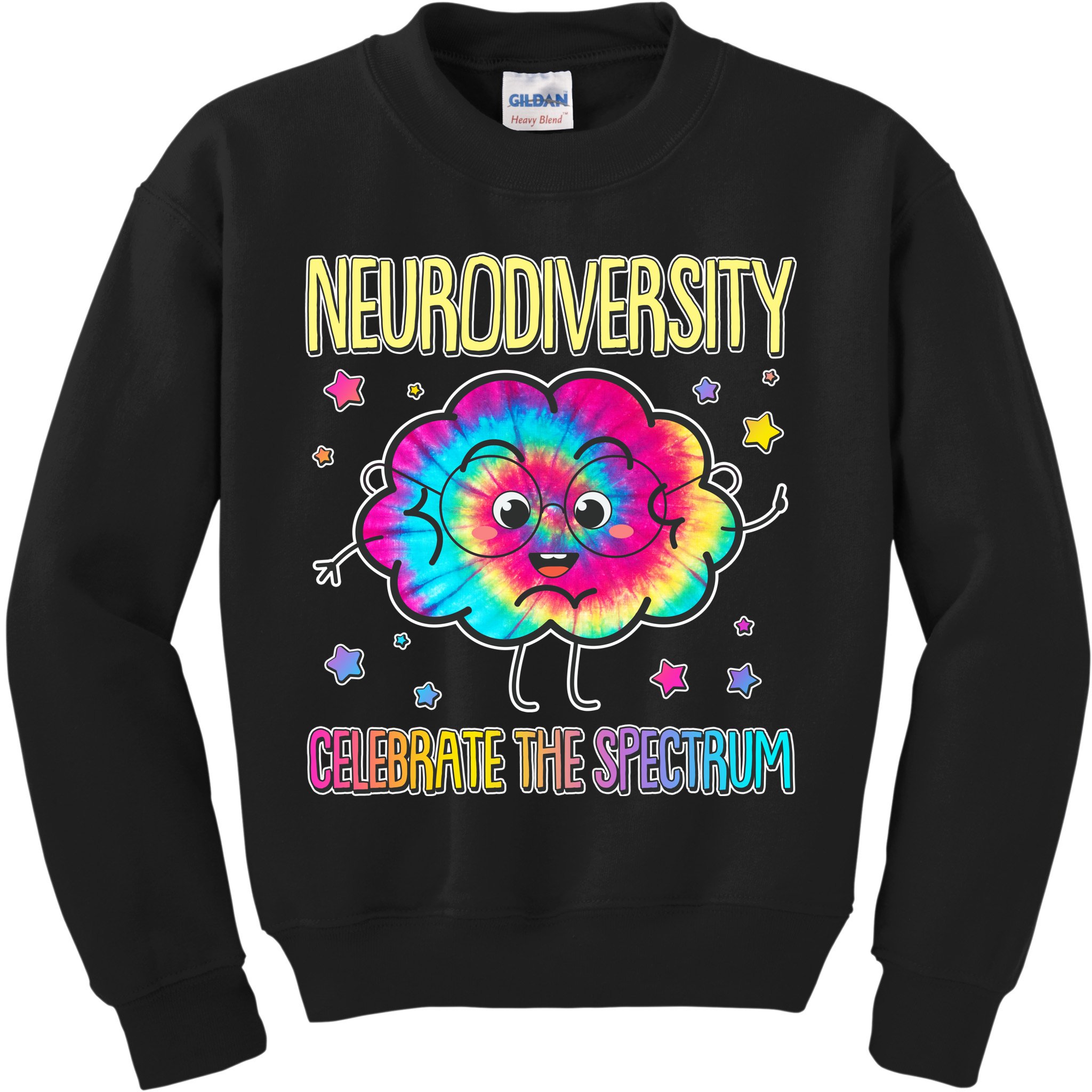 Neurodiversity Celebrate The Spectrum Kids Sweatshirt