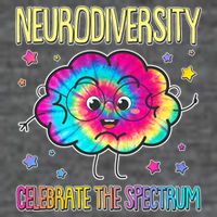 Neurodiversity Celebrate The Spectrum 7 Panel Mesh Trucker Snapback Hat