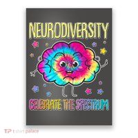 Neurodiversity Celebrate The Spectrum Poster