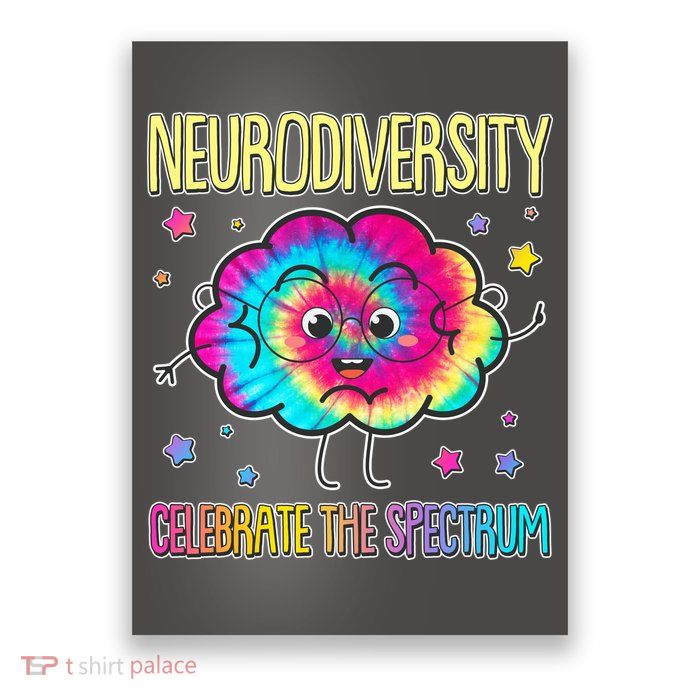 Neurodiversity Celebrate The Spectrum Poster