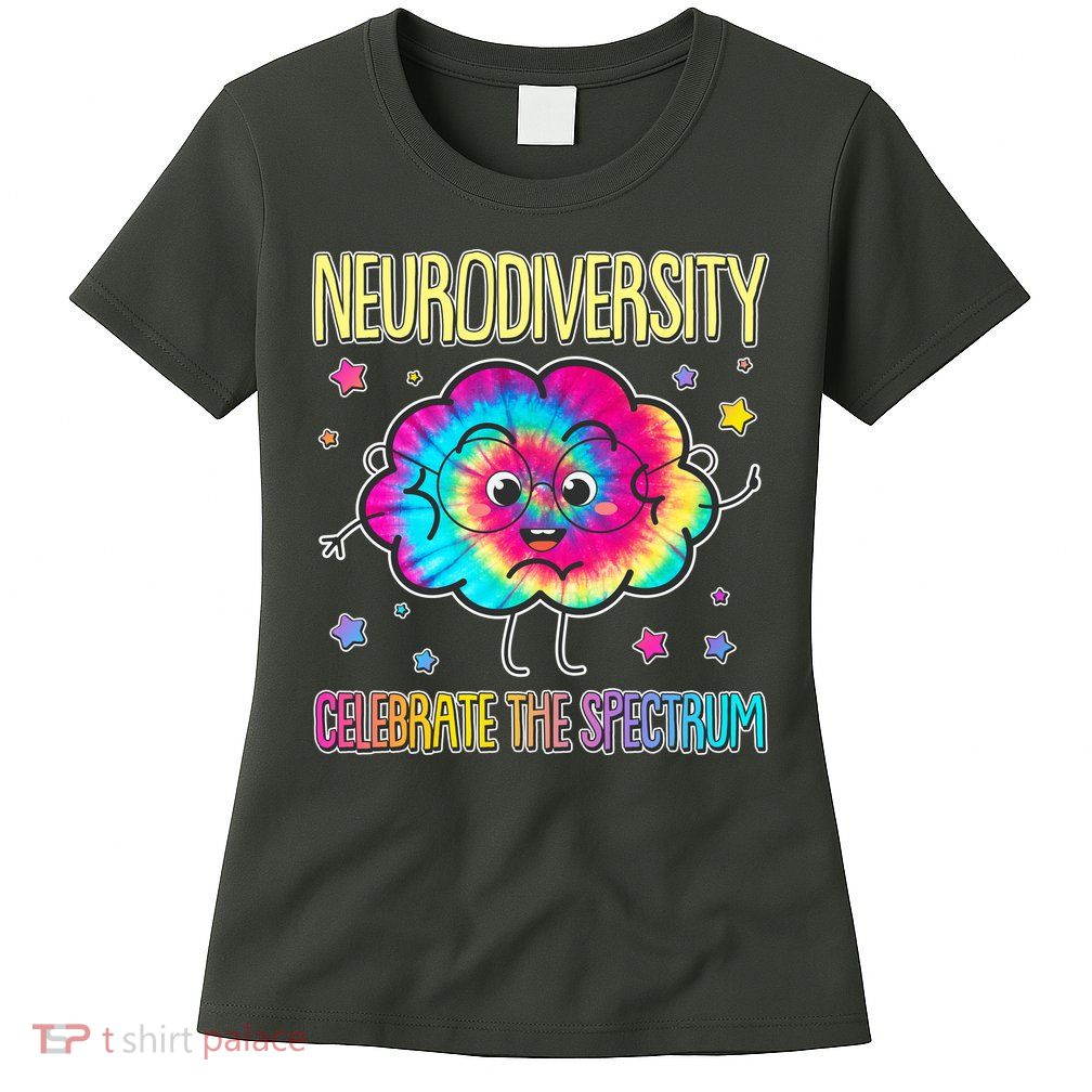 Neurodiversity Celebrate The Spectrum Womens T-Shirt
