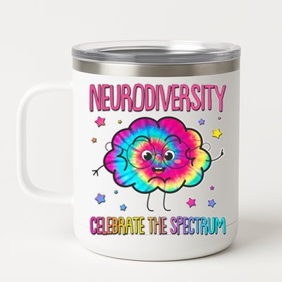 Neurodiversity Celebrate The Spectrum 12 oz Stainless Steel Tumbler Cup