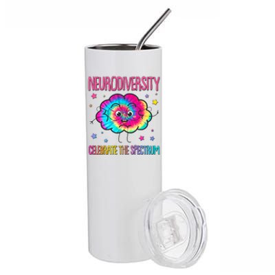 Neurodiversity Celebrate The Spectrum Stainless Steel Tumbler