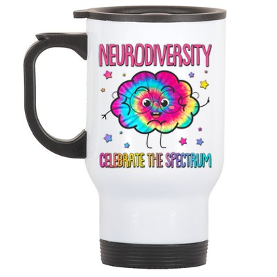 Neurodiversity Celebrate The Spectrum Stainless Steel Travel Mug