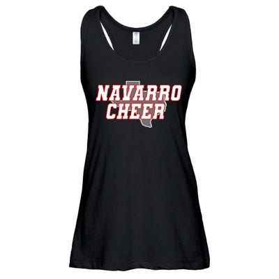 Navarro Cheer Texas Logo Ladies Essential Flowy Tank