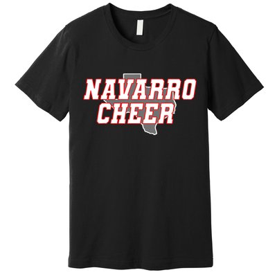 Navarro Cheer Texas Logo Premium T-Shirt