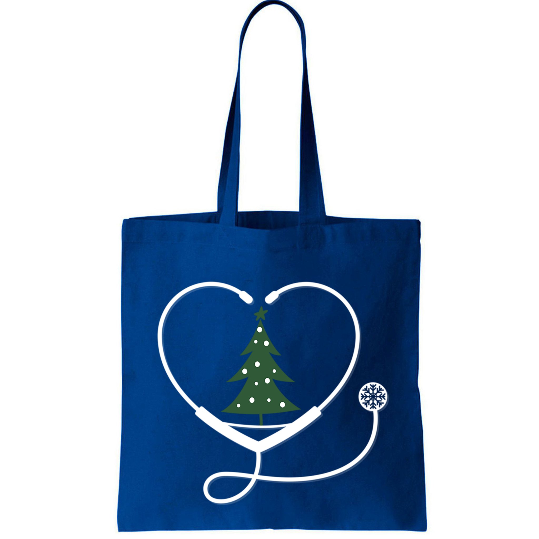Nurse Christmas Tree Snowflake Stethoscope Cool Xmas Heart Cute Gift Bag
